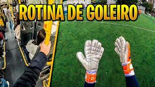 COMO É A VIDA DE UM GOLEIRO AMADOR NA GOPRO!