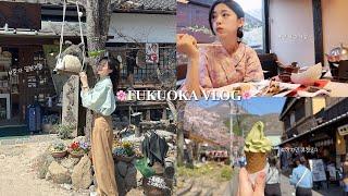 (SUB) Solo trip to Fukuoka VLOG  From the city to hot spring village