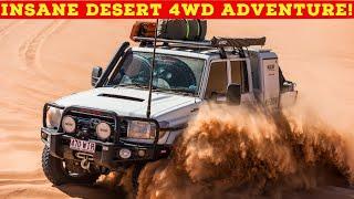 NO TRACK, NO MAP - Insane Desert 4WD Adventure! Tough 4x4s + 6x6 Chopped 200 Series forge new track!