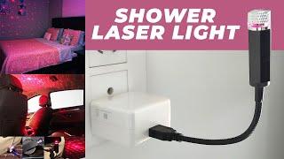 WRADER USB Fancy Laser Light For All Cars, Bedroom, Party, Ceiling and More USB Showe Night Light