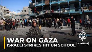 Israeli strikes target UNRWA school: ‘Tremendous size of destruction’ witnessed in Nuseirat