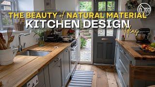 Timeless Kitchen Elegance: Natural Materials for a Stunning Look