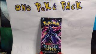 One Poke Pack - Paldean Fates