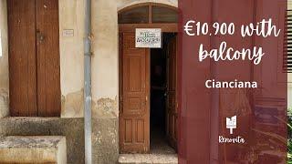 SOLD - €10,900 House in Cianciana, Sicily