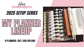 2025 Setup Series | My Planner Lineup!