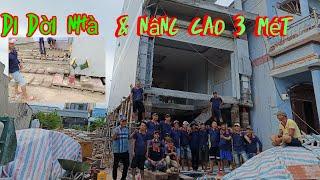 Di dời nhà vào 8 mét và nâng cao 3 mét của cty Thiên Lộc p2