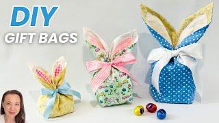 Adorable Bunny Ears Treats Bag - Easy DIY Gift in 3 Sizes