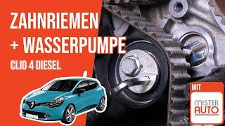 Zahnriemenwechsel mit Wasserpumpe Clio 4 1.5 dCi 