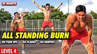 All Standing Intense Bodyweight | Weightloss & Lower Body Endurance (Level 4)