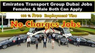 Emirates Transport Company Jobs In Dubai With Visa 2024 #dubaijobs #jobsindubaionvisitvisa