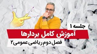 بردارها - آموزش ریاضی عمومی 2 - جلسه اول