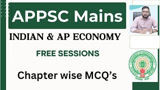 APPSC Group2 Mains | Indian & AP Economy | Free Sessions | How to target Mains | Economy by Fazal ||