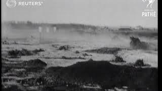 CANADA: Oil well disaster in Alberta Canada forms huge bubbling lake (1948)