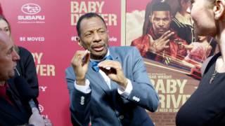 CJ Jones at the LA premiere of Baby Driver