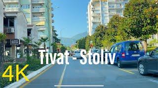 Tivat to Stoliv 4K - Driving Tour Montenegro 2023