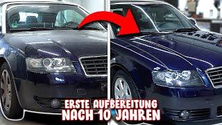 Aus Dreck zu Glanz: Verwandlung eines vernachlässigten Audi A4 Cabrio