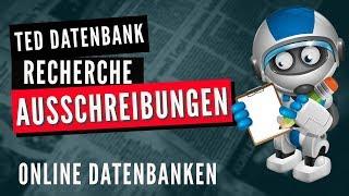 Ausschreibungen - Einfacher Einstieg in die Tenders Electronic Daily Datenbank | QuickTipp