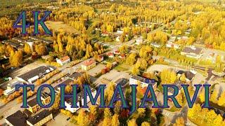 Suomi ilmasta Tohmajärvi 4K drone video ilmasta