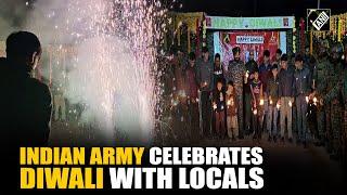 J&K: Indian Army celebrates Diwali with locals along LoC in Baramulla