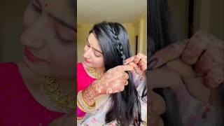 Simple Hairstyles For This Karwachauth HairJuda#trending #shorst #simplehairstyle #karwachauth