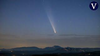 Así se ha visto el cometa C/2023 A3 desde el Centro Astronómico del Castillo de Lladurs