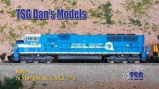 N Scale SD70MAC Patched Conrail Dan's Models