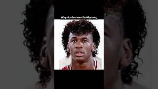 Why Jordan went bald young #jordan #bald #history #nba #michaeljordan