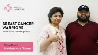 Breast Cancer Warrior at the CK Birla Hospital | Surgical Oncologist Dr Mandeep Singh Malhotra