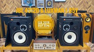 Loa Jbl 4312D monitor & Amply Luxman l 85v | Loa Mỹ Bãi Hà Nội | Amply Nhật Bãi | Hà Thành Audio 2