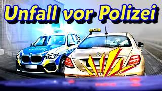 Falschfahrer, Unfall vor Augen der Polizei und dämliches Überholen | DDG Dashcam Germany | #604