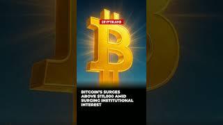 Bitcoin’s Surges Above $111,000 Amid Surging Institutional Interest