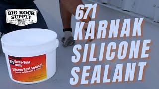 Karnak 671 | How to repair and seal a leak using 671 Karna-Seal Silicone Sealant