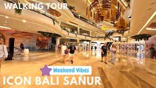 Weekend Vibes Walking at Icon Bali Shopping Mall Sanur | Walking Tour Sanur Bali Today Situation