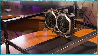 The Pan Mining Rig Frame | GPU Cryptocurrency Mining Rig Frame | Zcoin Grin Eth ProgPow RVN