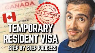 How To Apply for Temporary Resident Visa Inside Canada  IMM 5257 Form, Visa Stamp & TRV Application