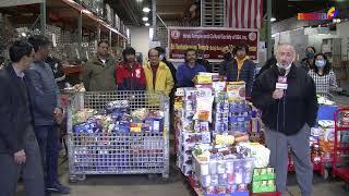 HINDU TEMPLE  AND CULTURAL SOCIETY USA   || FOOD DRIVE ||  MANA TV