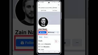 How To Add Follow Button On Facebook Profile 