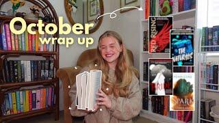 All of the books I read in October| fall reads, new genre, fantasy series *reading wrap-up*