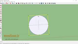 آموزش رسم بیضی در اسکچاپ 2018