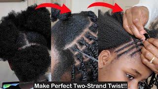 Get The Salon-Quality TWISTS ALWAYS On 4c Hair | $0