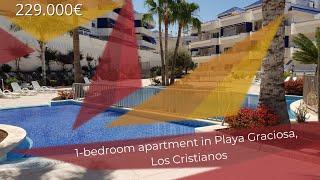 Недвижимость на Тенерифе: 1-спальный апартамент в Playa Graciosa, Los Cristianos. 229.000€