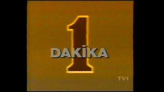 TRT 1 Dakika Kamu Spotu ve 28 Eylül 1990 TV 1 Program Akışı