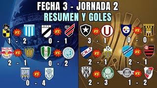 COPA LIBERTADORES Y SUDAMERICANA 2024 - GOLES Y RESUMEN - JORNADA 2 FECHA 3