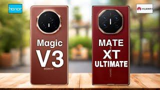 Honor Magic V3 5G vs Huawei Mate XT Ultimate 5G