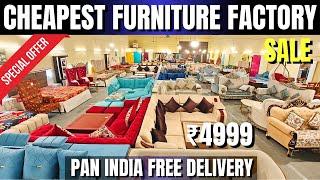 Sofa set designs Bed Dining table Almirah Cheapest furniture market in delhi with free delivery