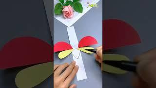 Paper Ladybug with Movable Wings - Origami Tutorial