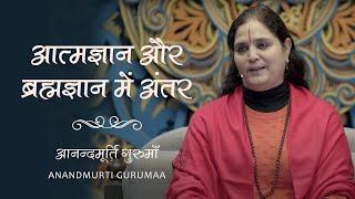 आत्मज्ञान और ब्रह्मज्ञान में अंतर | Self Realisation & Brahman Realisation | Anandmurti Gurumaa