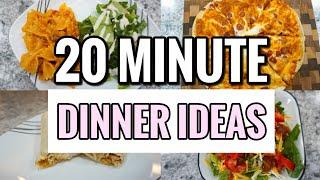 20 MINUTE DINNER IDEAS FOR BUSY MOMS | QUICK & EASY WHAT'S FOR DINNER RECIPES | LivingThatMamaLife