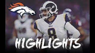 Brandon Allen | “Welcome To Denver “ | Rams And Jaguars Highlights