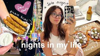 A few summer nights in my life! New recipes, a solo night & fair date!